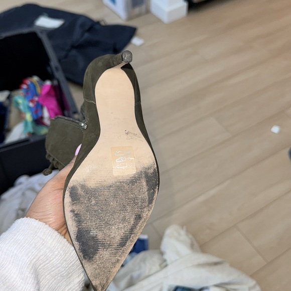 Aldo Green Lace Up Boots - Picture 5 of 7